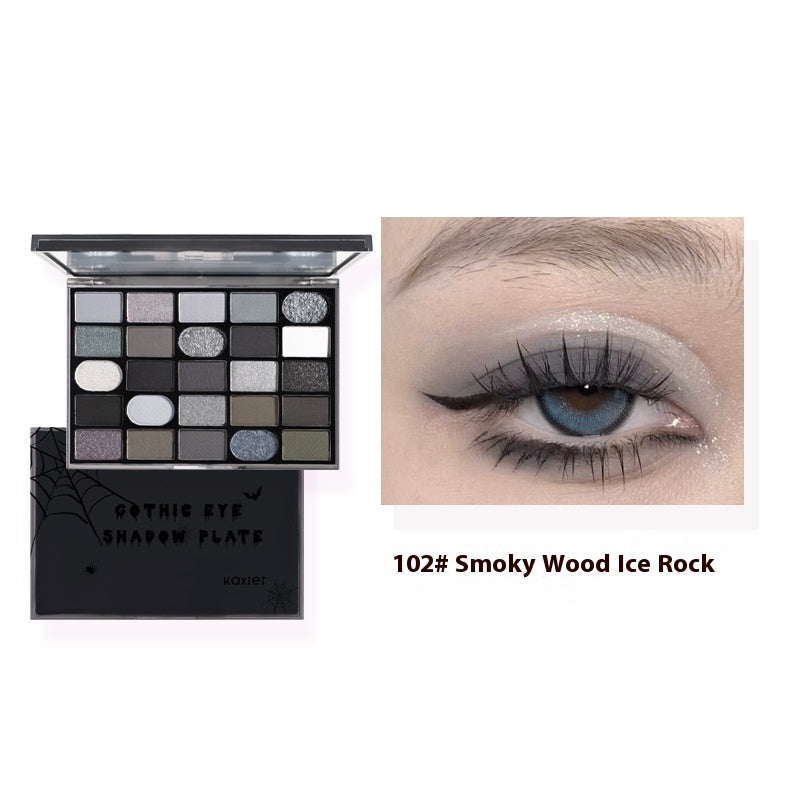 25 Color Gothic Eye Shadow Palette gray