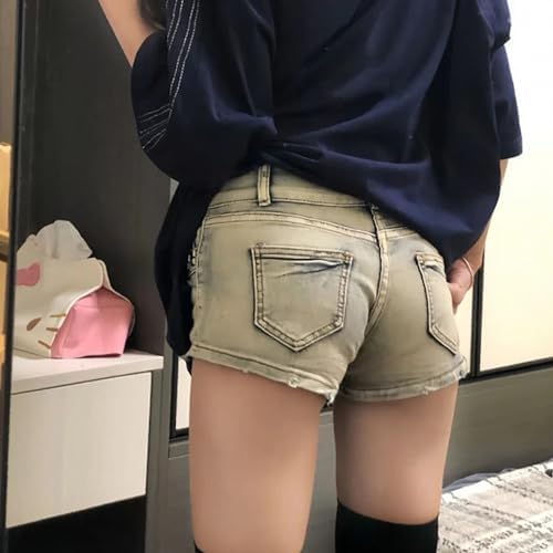 Low Waist Alternative Denim Shorts