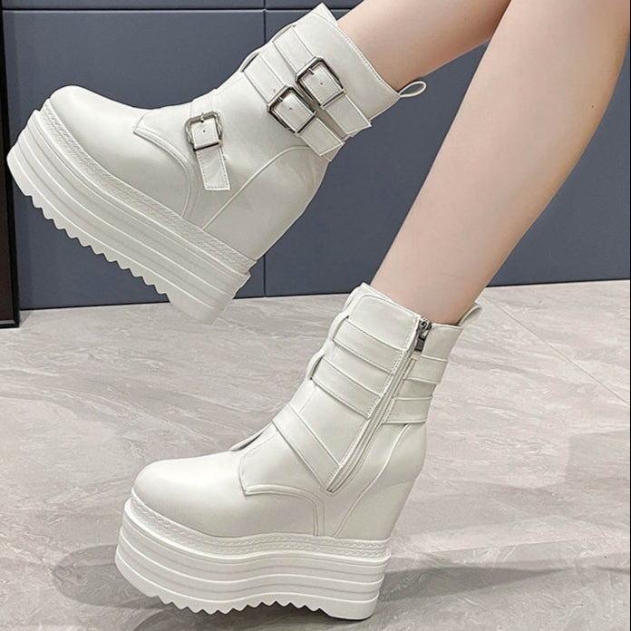 Goth 5 Inches Wedge Boots