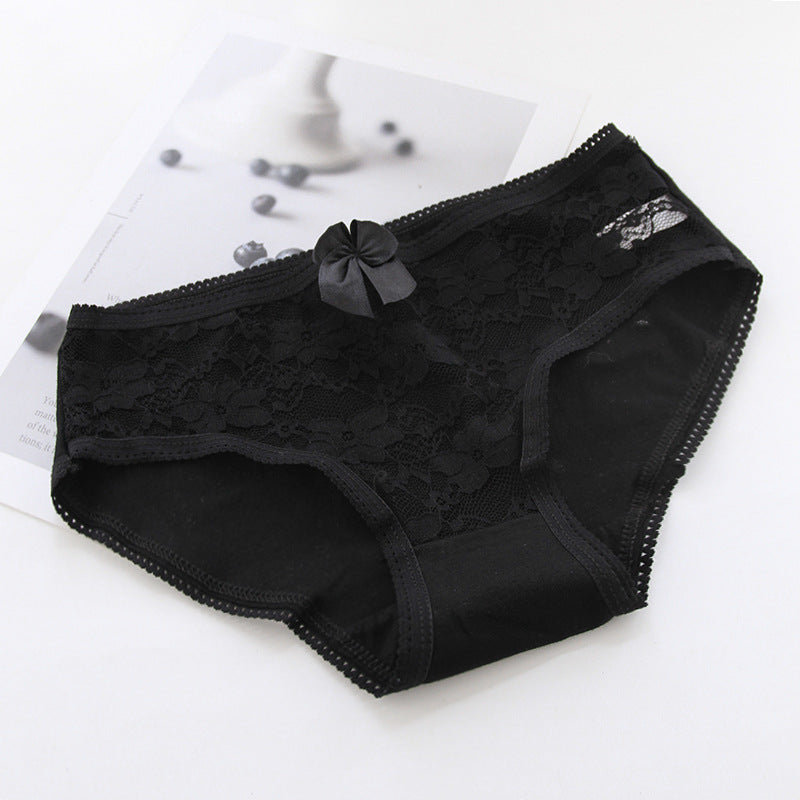 5 Pcs Black Goth Panties pack