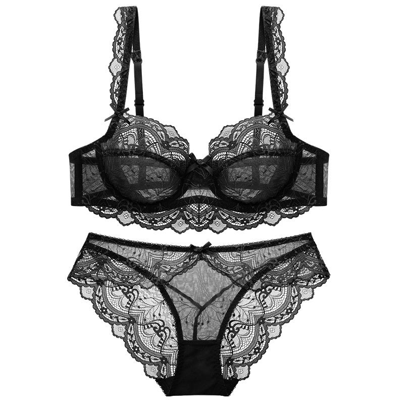 Alt Black Lingerie Set Sheer Lace