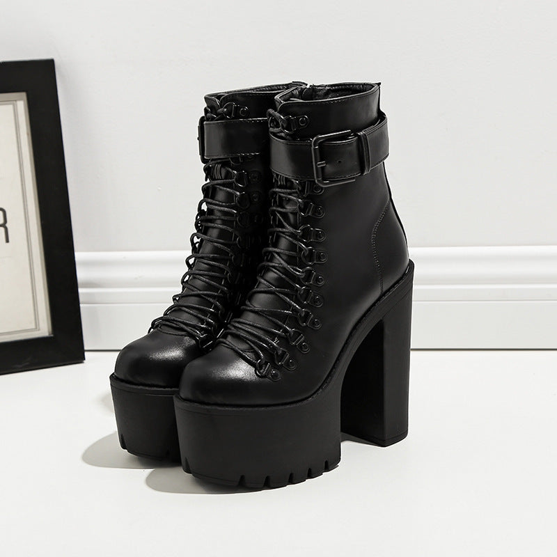Alt Platform Combat Boots