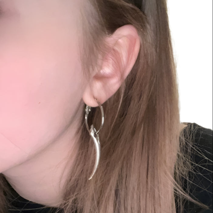 Alternative Skythe Blade Earrings for Women
