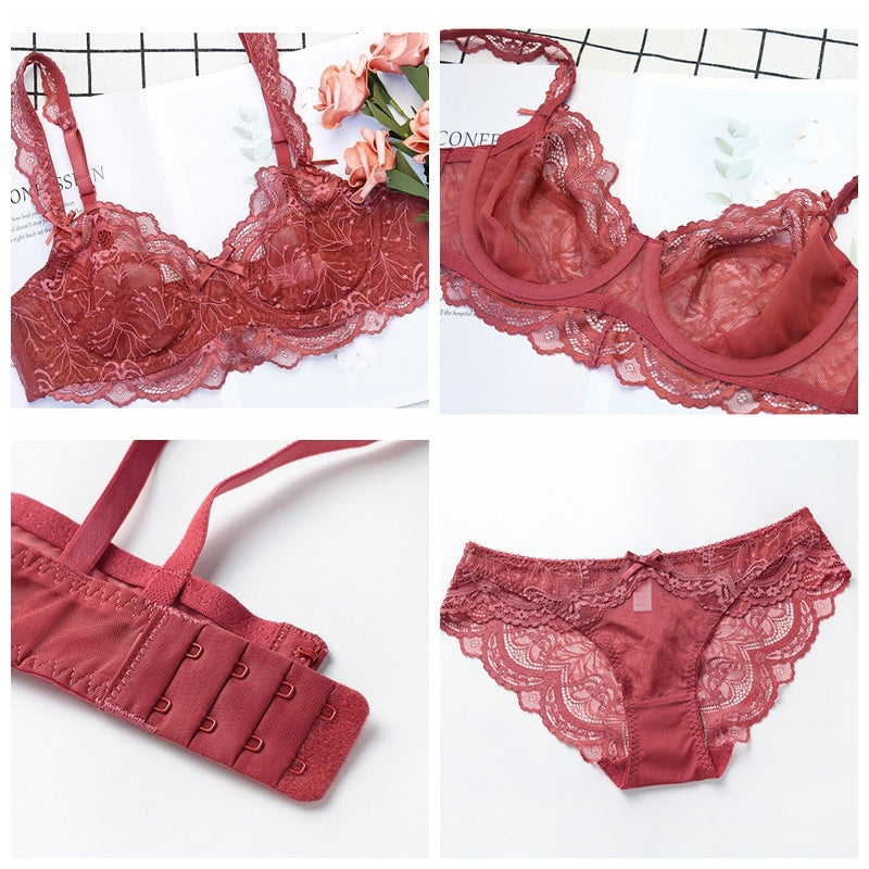 Alt goth Lingerie Set Sheer Lace