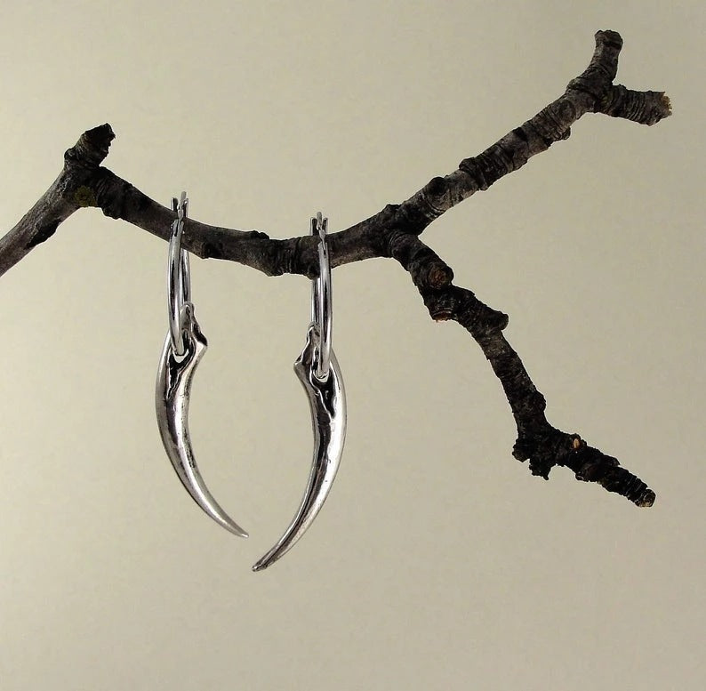 Alternative Skythe Blade Earrings for Women