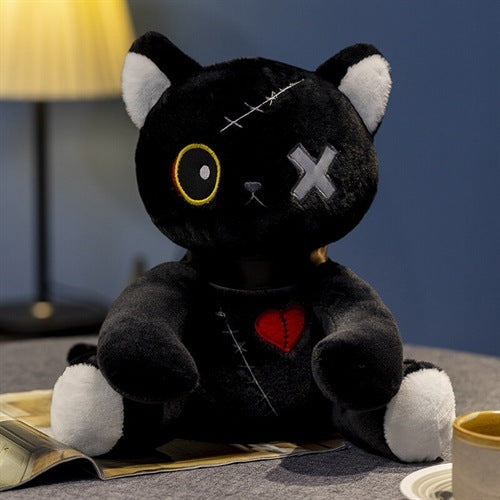 Alternative Goth Cat Plushie