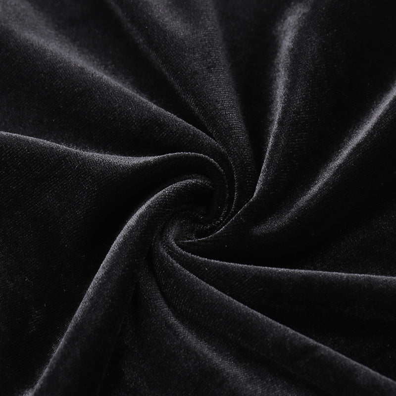 velvet Alternative Long Sleeved Dress