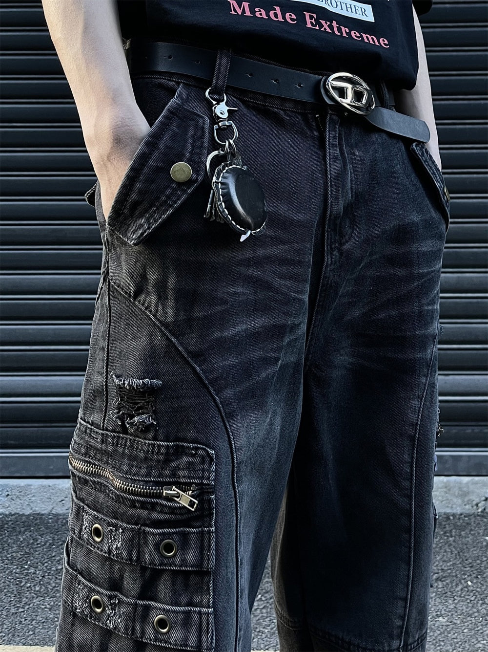 Alternative Style with Embroidered Details clothes