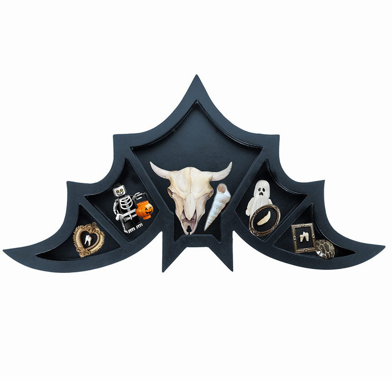 Bat Shaped Wall Rack Shelf