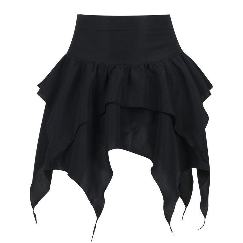 Bat short Skirt Black Goth