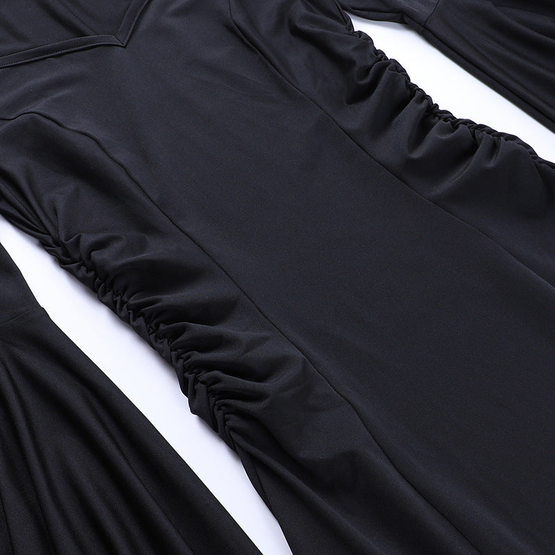 Bat Sleeved Maxi Dress women