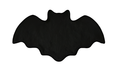 goth Bat shaped Rug