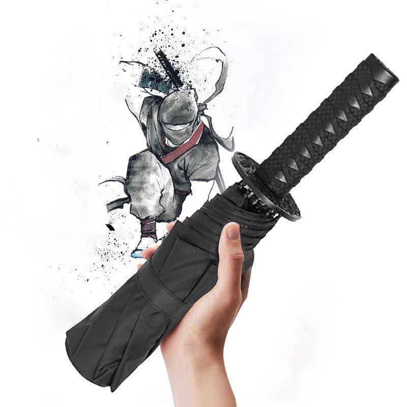 Black Alt Sword Umbrella mens