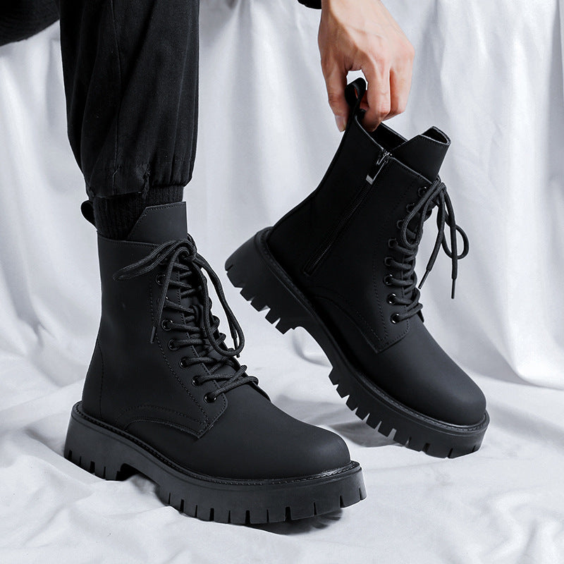 Black Ankle Boots Men's