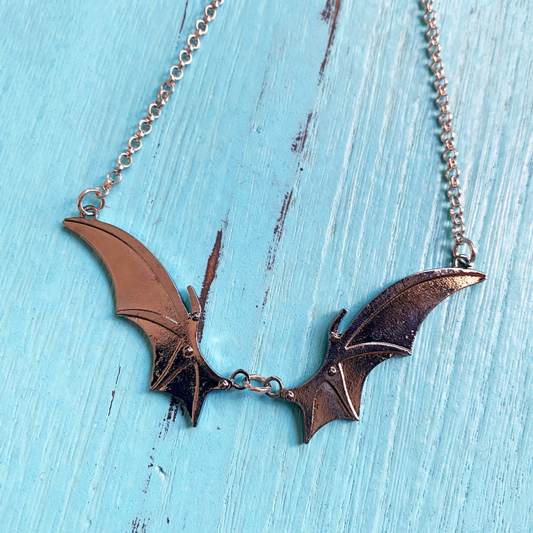 choker Black Bat Wings Necklace
