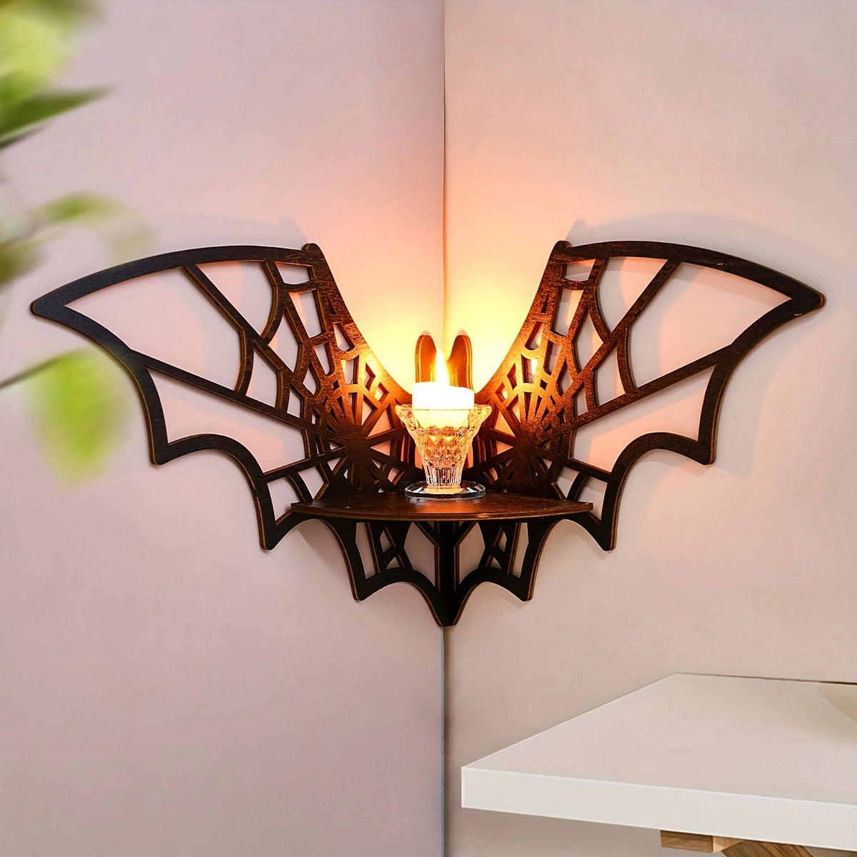 Black Bat corner Shelf