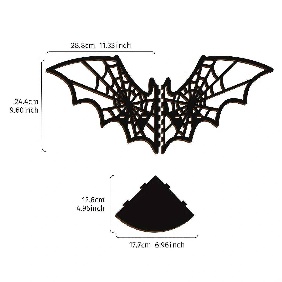 Black Bat wall Shelf