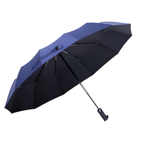 Black Blue Gothic Umbrella