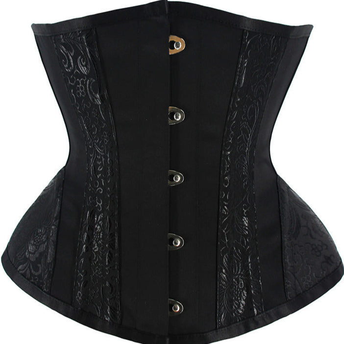 Black Corset Embossed