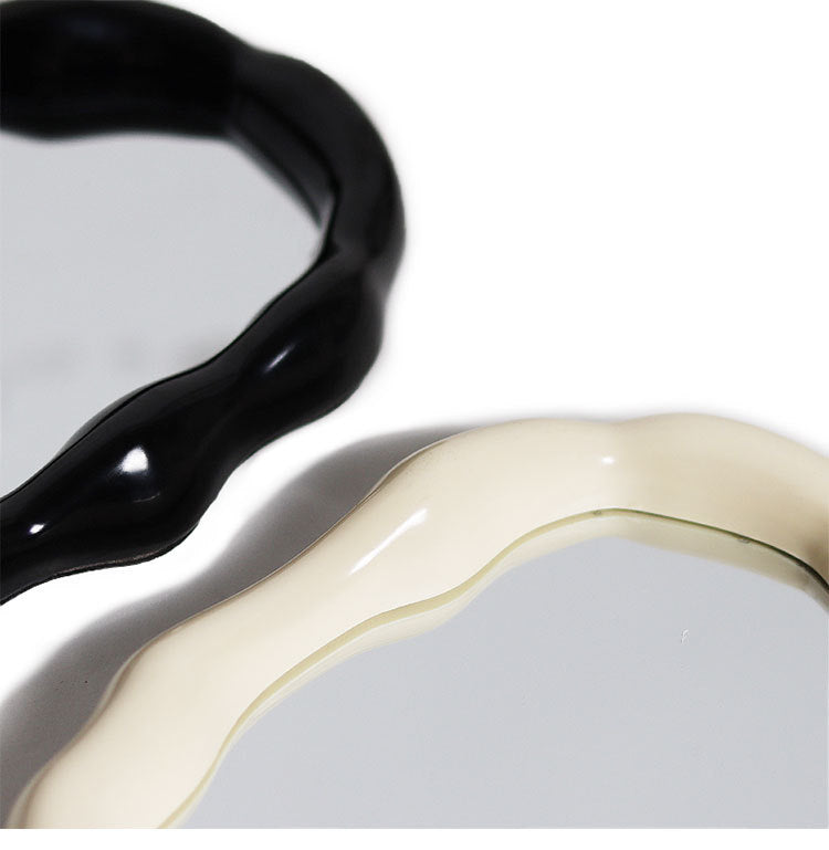 Black Cyber Goth Mirror