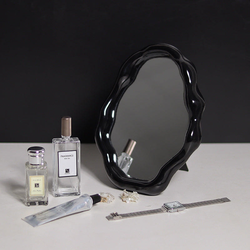 Black Cyber Punk Goth Mirror