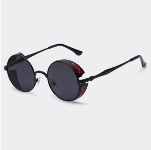 Black Gold Gothic Sunglass