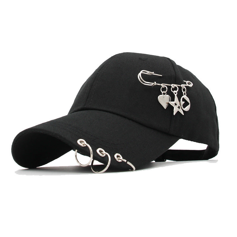 Black Goth Baseball Hat