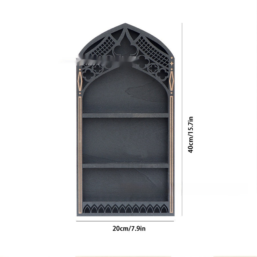 Black Goth Bookshelf wall