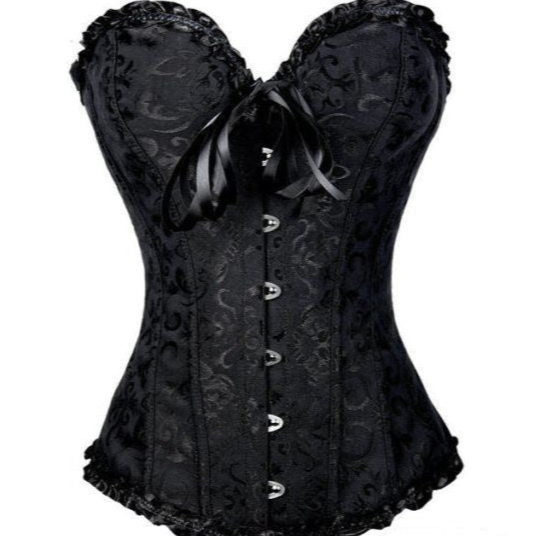 Black Goth Corset Plus Sizes