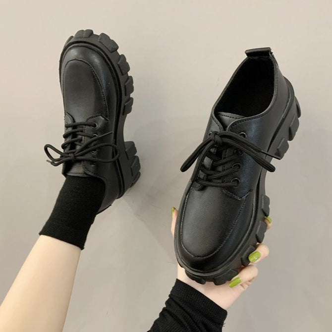 Black Goth Marten Shoes