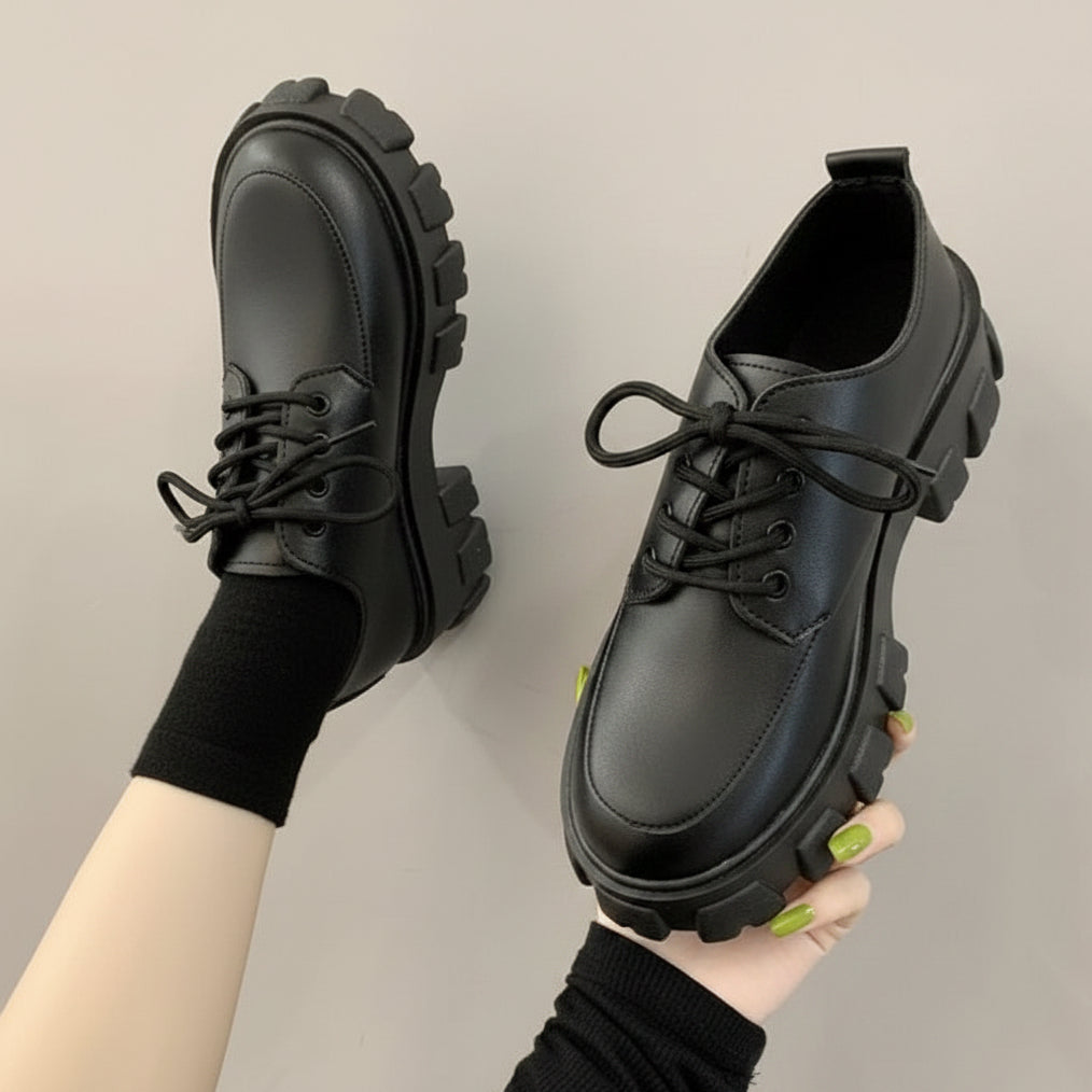 Black Goth Marten Shoes