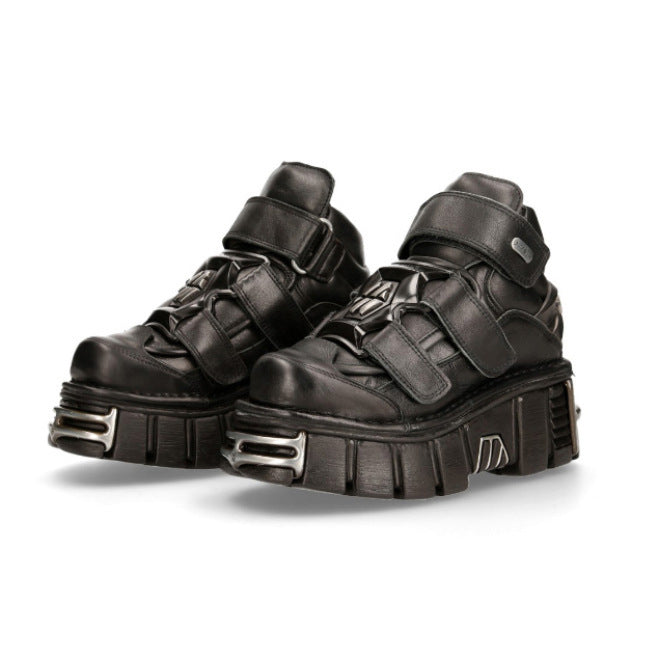Black Goth Platform Sneakers