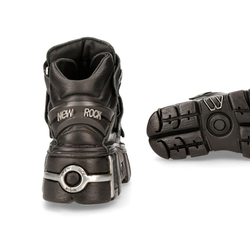 Black Goth Platform Sneakers