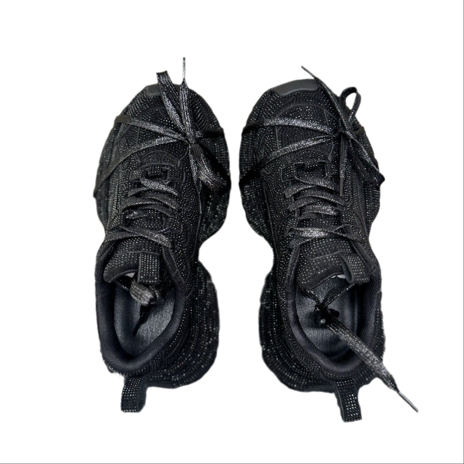 Black Goth Running Shoes Athletic Sneakers