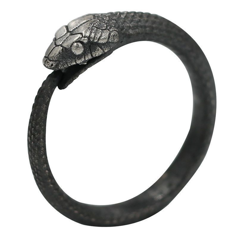 Black Gothic Snake Ring