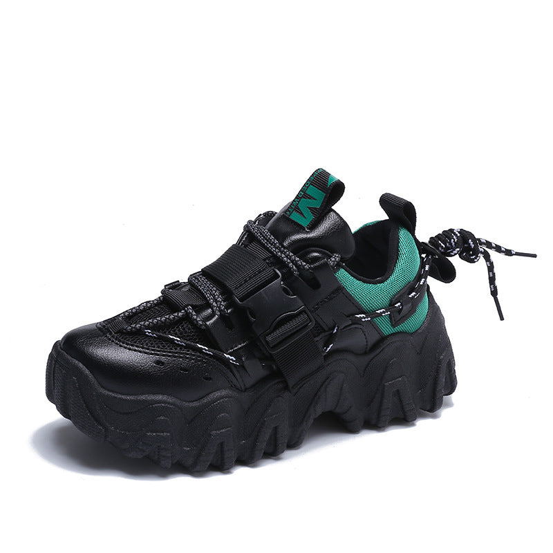 Black Goth Sports sneakers Womens