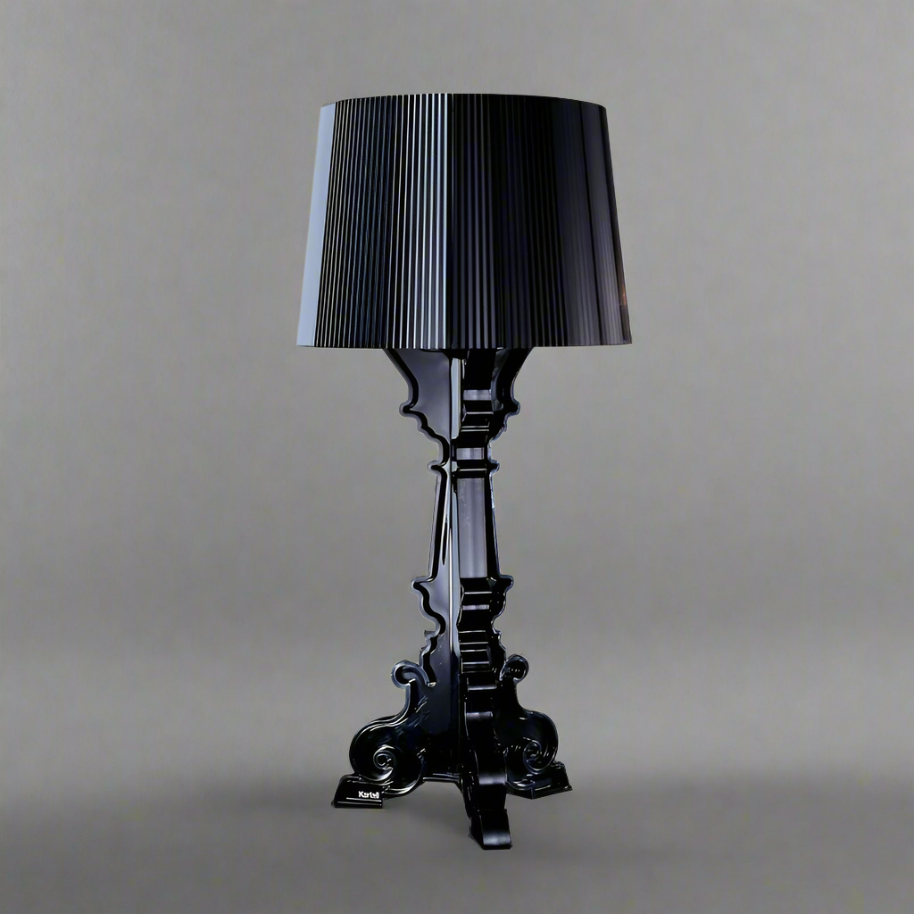 Black Goth Table Lamp Shade
