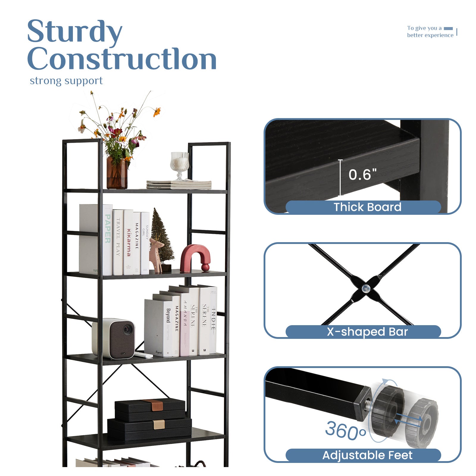Black Gothic Bookcase