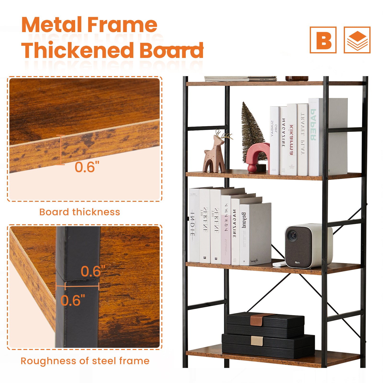 Black Gothic Bookcase