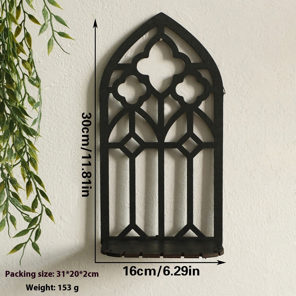 Black Gothic Book ledge for Wall