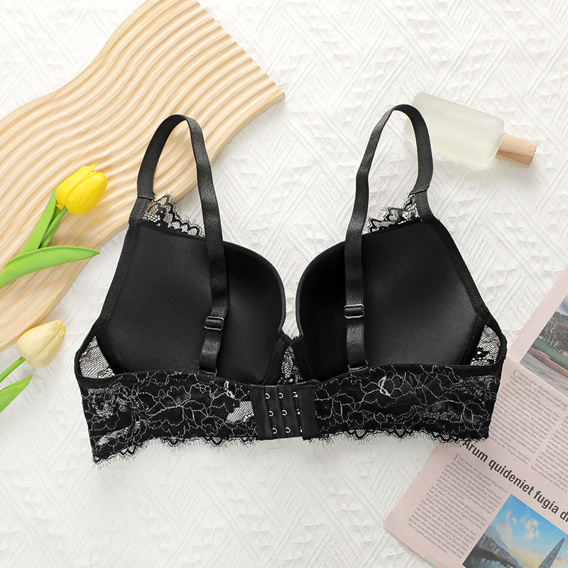Black Gothic Bra D Cup Plus Size