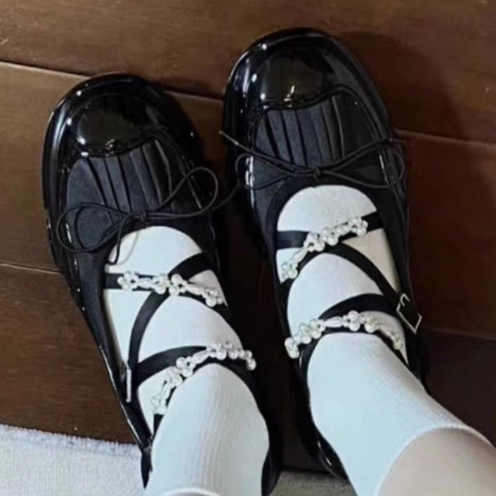 Black Gothic Lolita Shoes