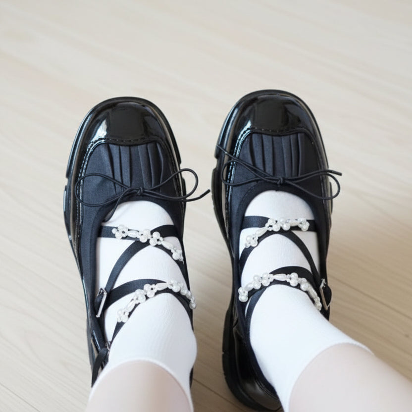 Black Gothic Lolita Shoes