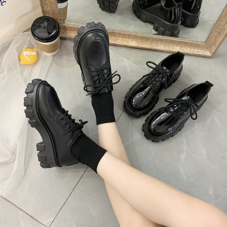 Black Goth Marten Shoes