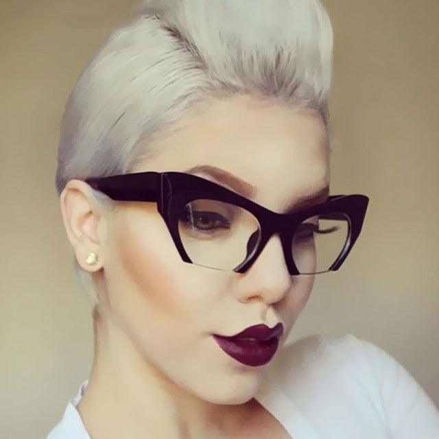Black Gothic glasses