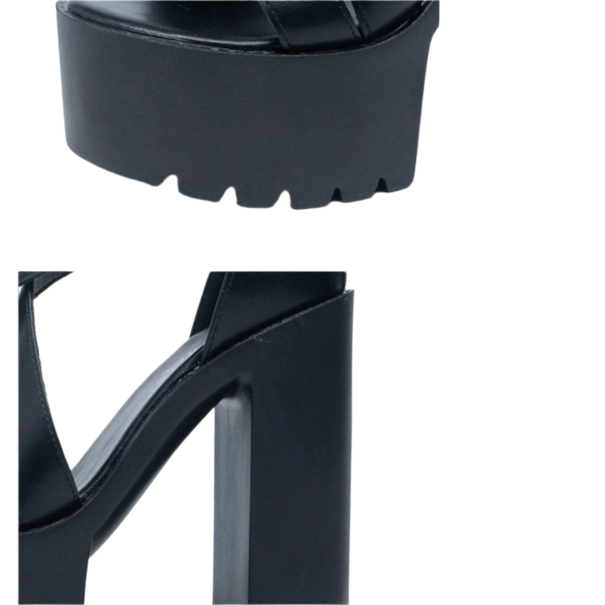 Black Heel Sandals Gothic