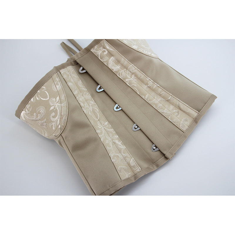 Black Hourglass Corset Embossed