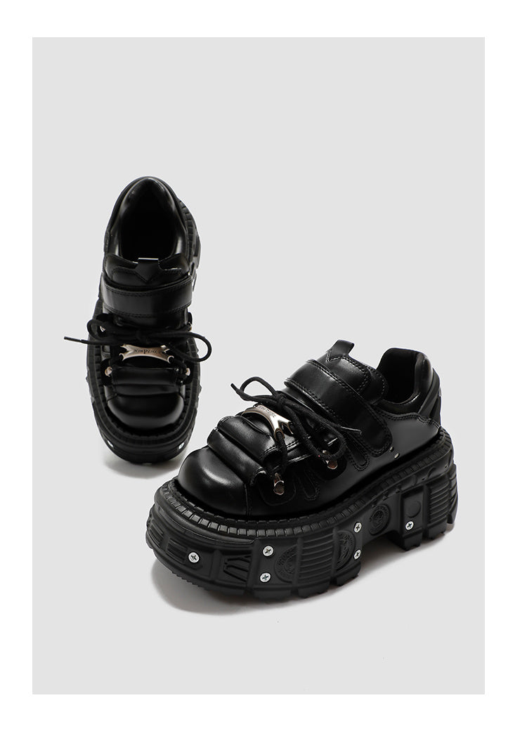 Black Punk Sneakers for Women