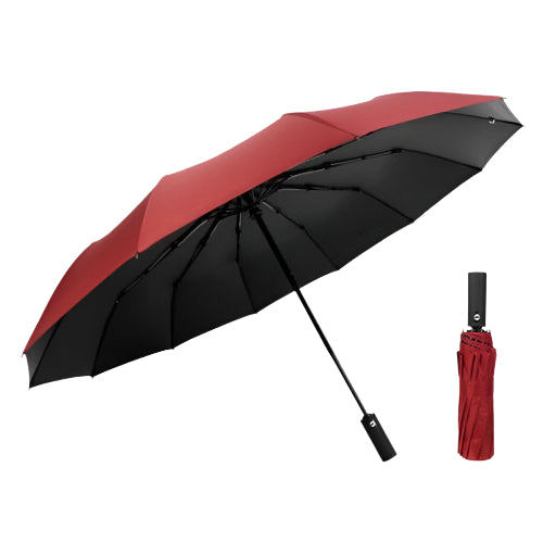 Black Red Gothic Umbrella foldable