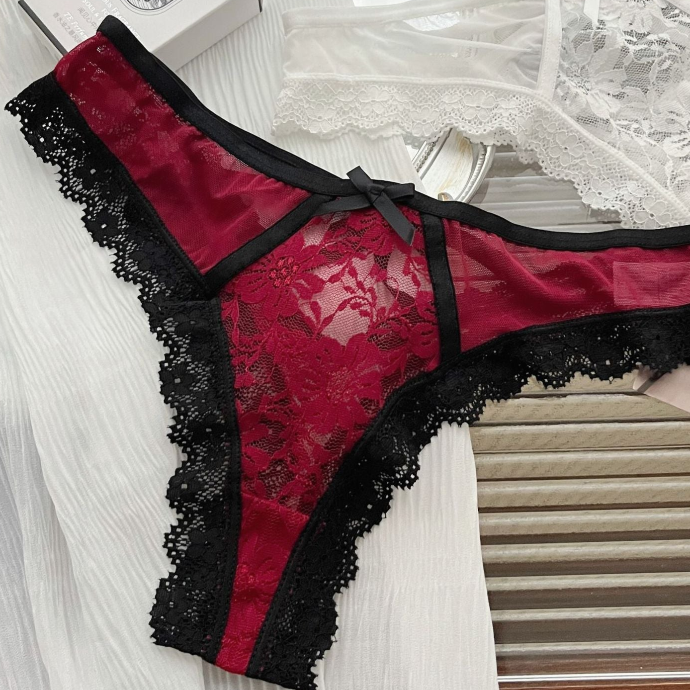 Black Red Vampire Panties